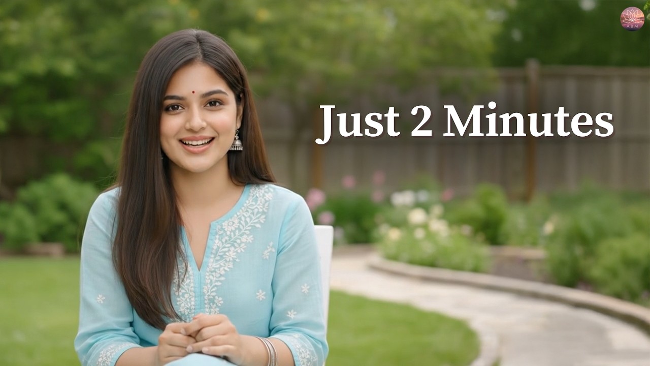 2 Minute Guided Meditation | Slow Down & Reset #affirmations #positiveenergy