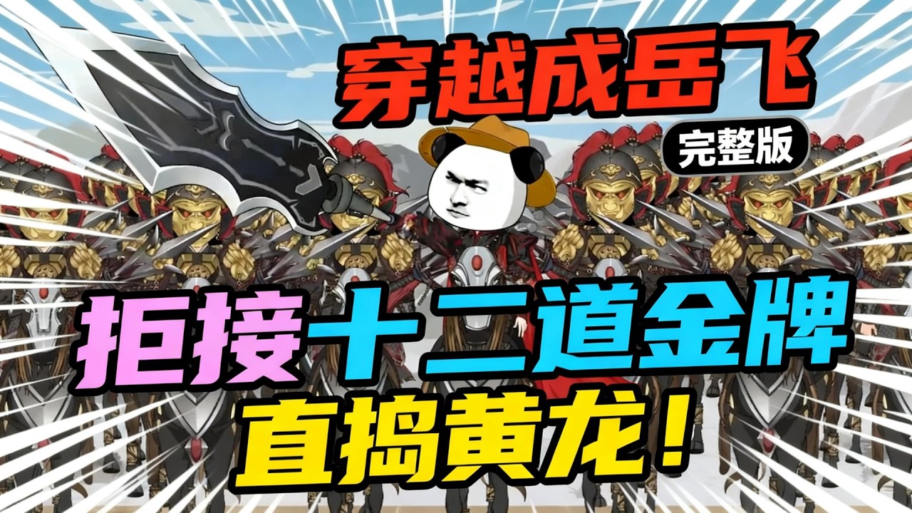 【一口气看完】现代特种兵穿越到岳飞的身上，眼看十年之功，毁于一旦，岳飞彻底怒了，熟知大宋历史的他，开局拒接十二道金牌，这一次他不再愚忠，怒斩贪官污吏，并带领大军直捣黄龙……#夜一漫谈 #大宋岳飞传