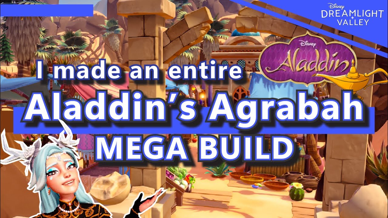Aladdin's Agrabah MEGA BUILD// Disney Dreamlight Valley