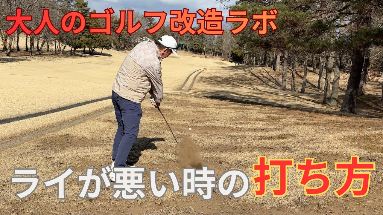 大人のゴルフ改造に必要な悪いライへの対応