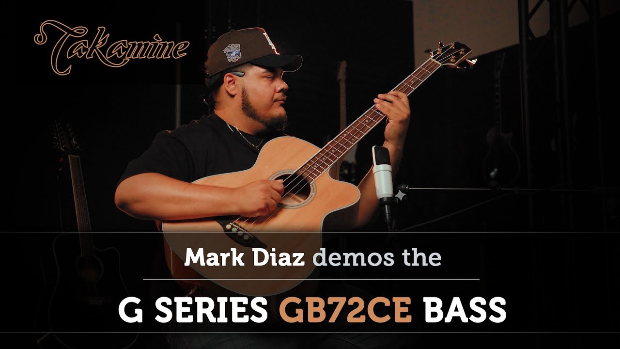 Takamine Guitars | G Series GB72CE Bass Demo | Mark Diaz