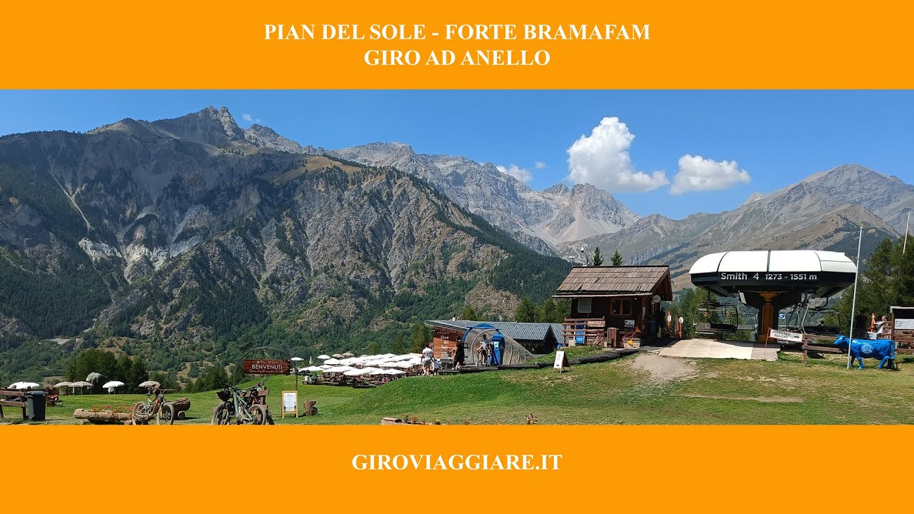 Escursione ad anello: Pian del Sole e forte Bramafam