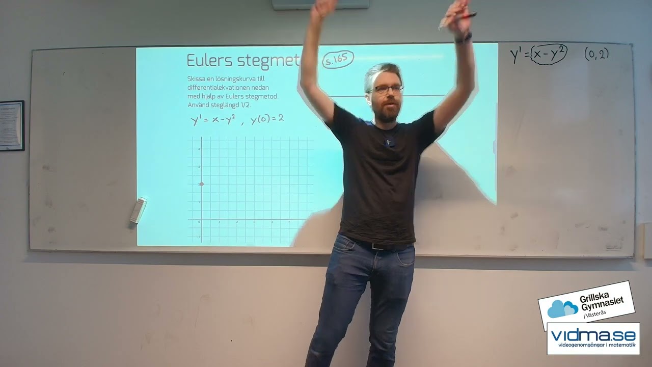Matematik 5. Eulers stegmetod. Differentialekvationer.