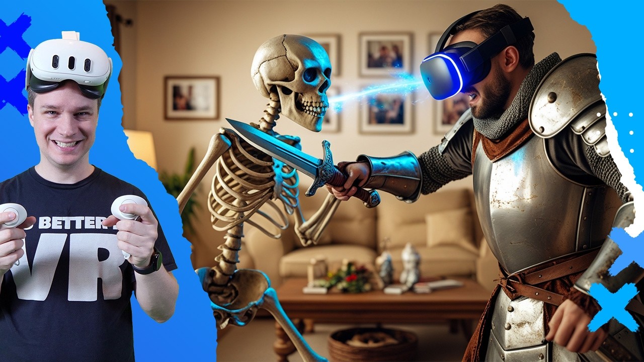 Mythic Realms is a MIXED REALITY action role-playing game for your living room!