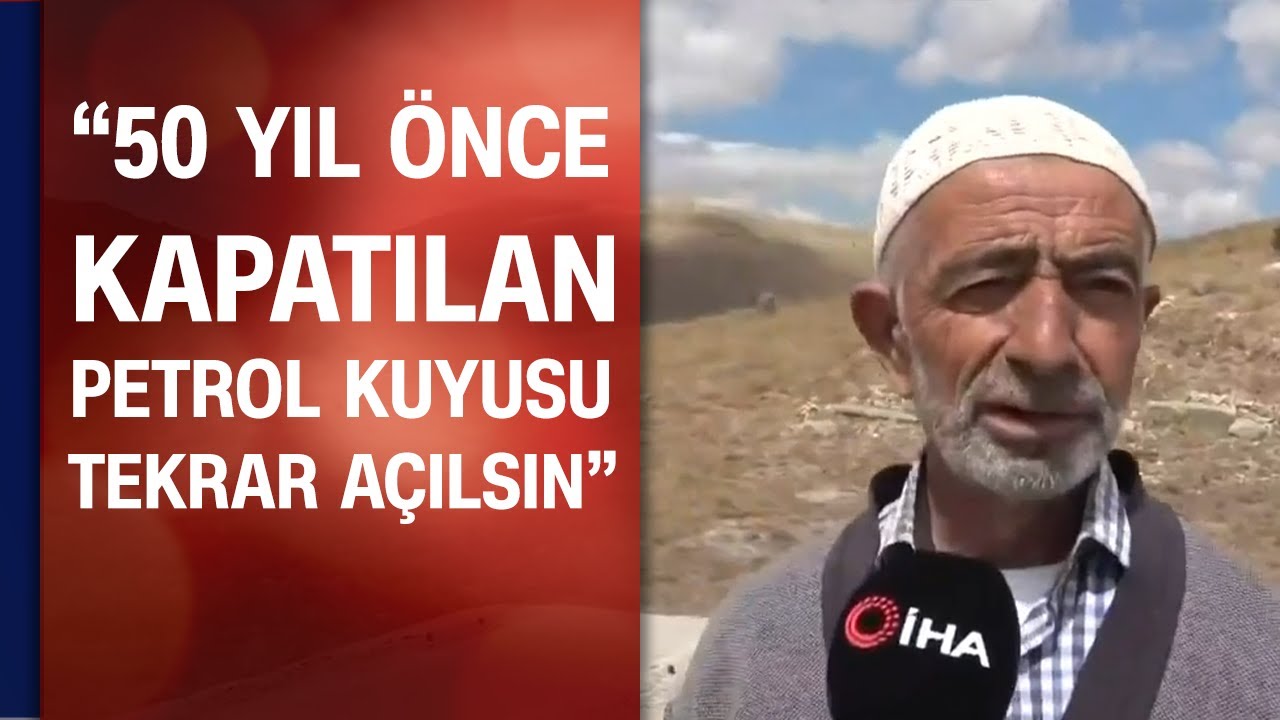 Sivas halkı 50 yıl önce kapatılan sondaj kuyusunun tekrar açılmasını istedi