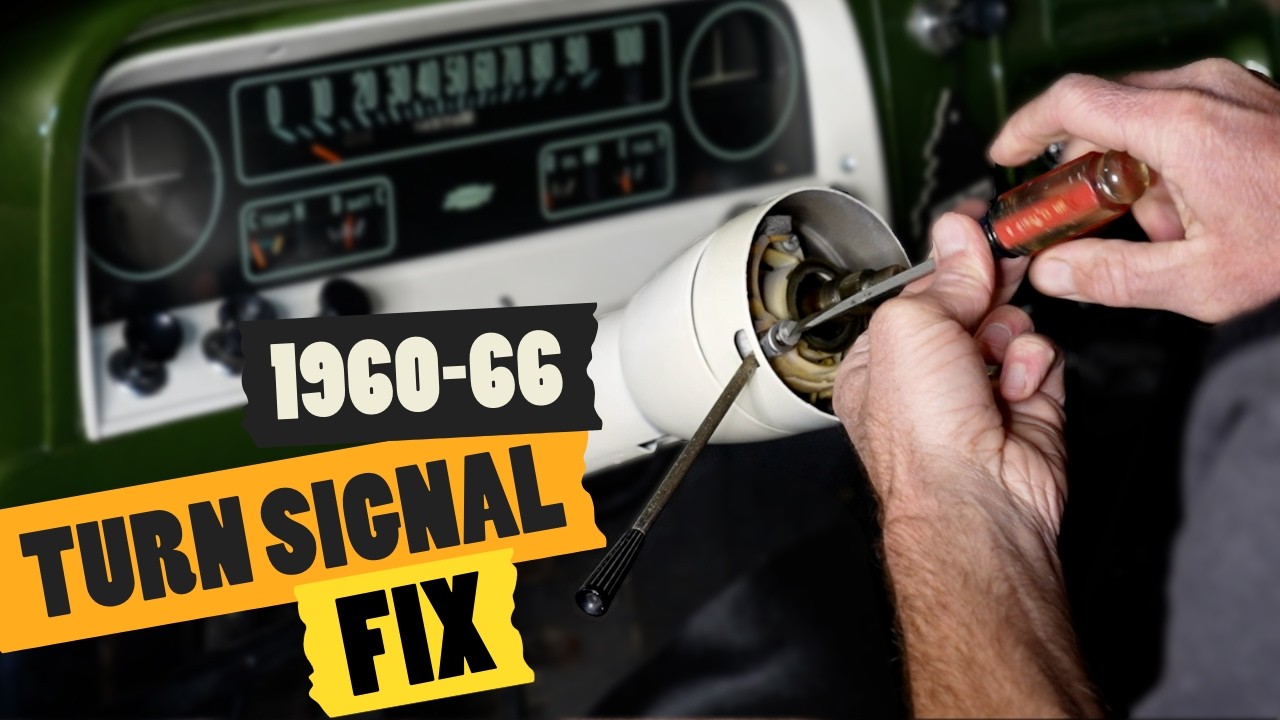 Снятие и установка переключателя указателей поворота (1960-66) Грузовики Chevy/GMC C10 - Ремонт н...