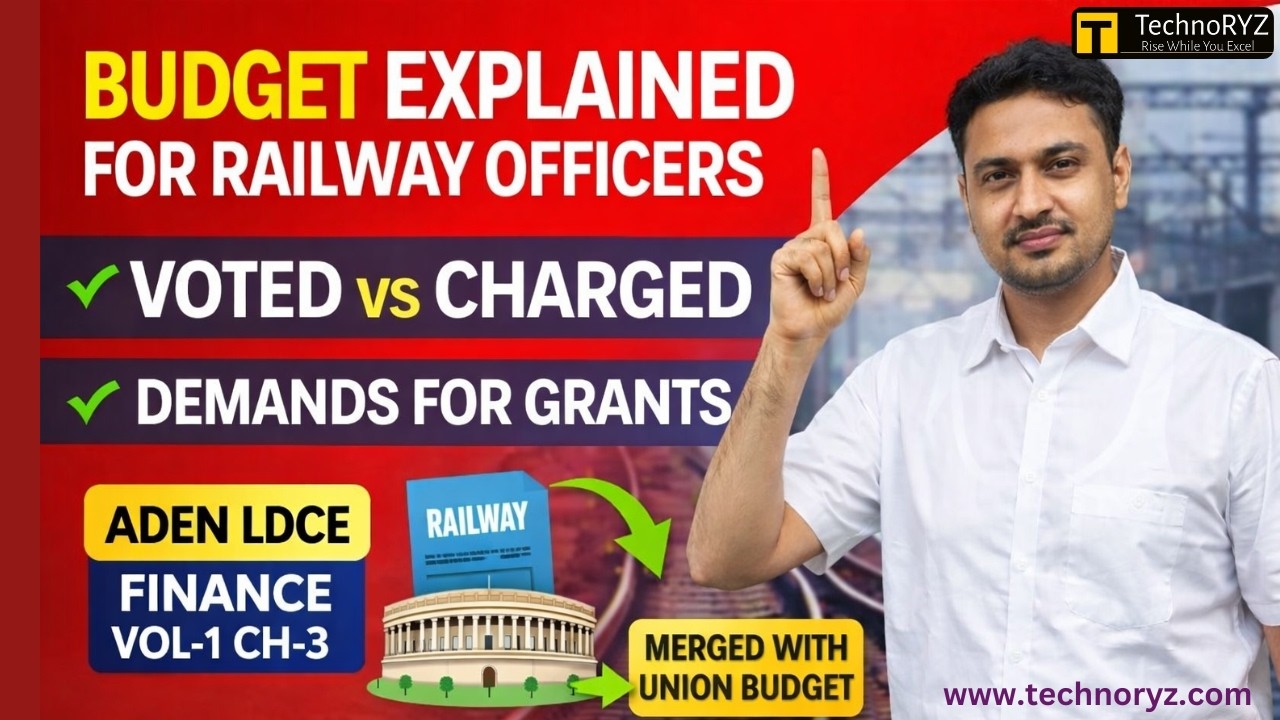 &ldquo;Budget, Voted vs Charged Expenditure & Demands for Grants &ndash; Finance Vol-1 Ch-3 | TechnoRYZ&rdquo;