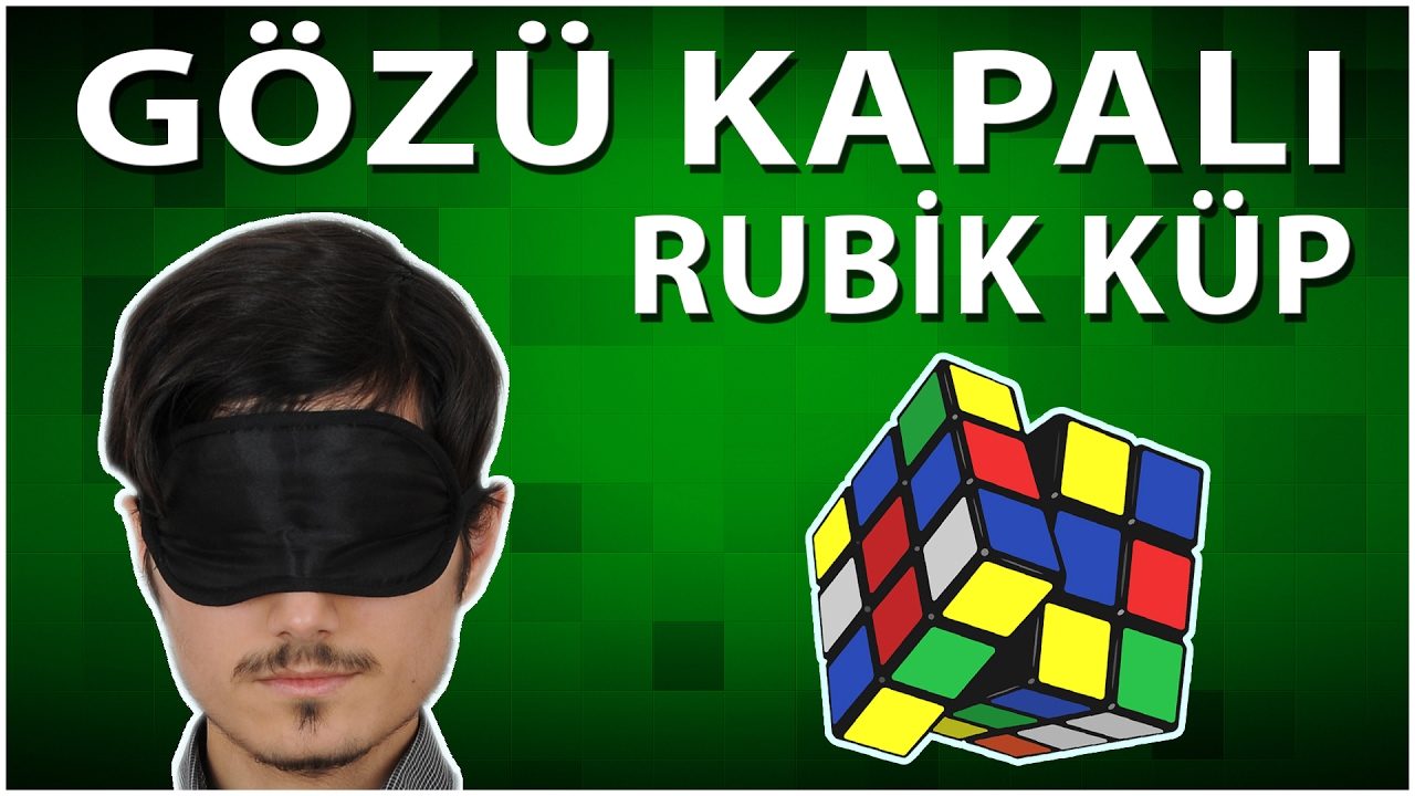 Gözü Kapalı Rubik Küp Çözümü # 3 Kardeş #dimesclub