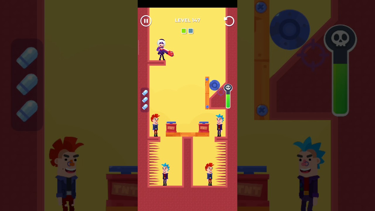 Hitmasters Shotgun Mode Level 147 Walkthrough