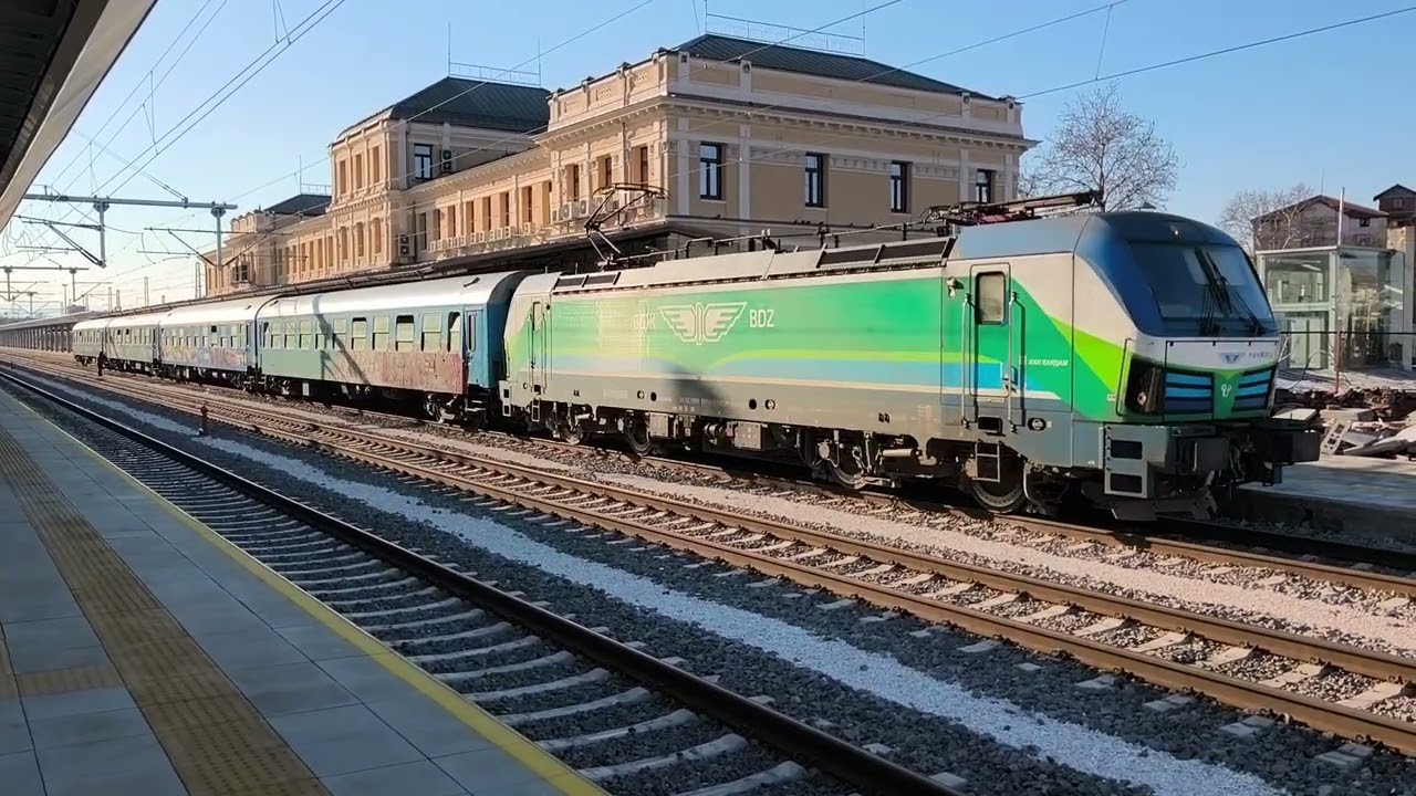 БВ 8613 София-Бургас тръгва от ЦГ Пловдив с локомотив 80037 Хан Кардам 