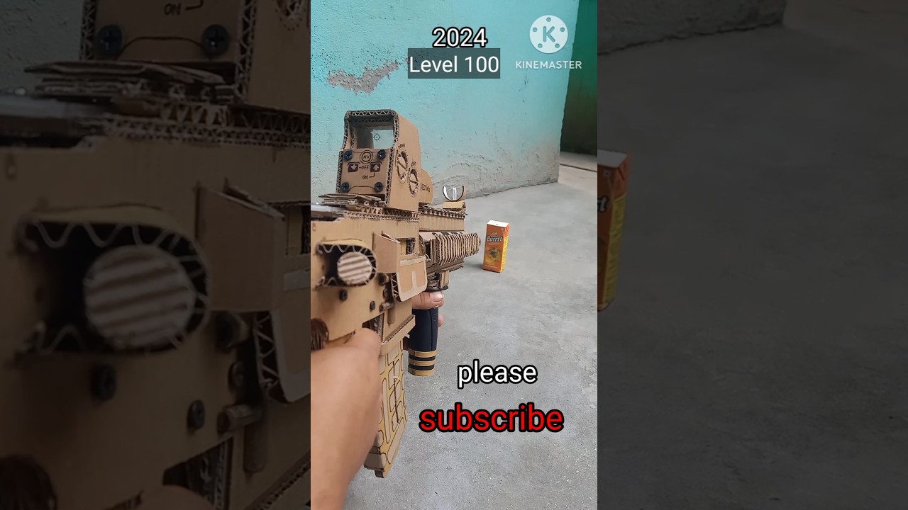 gun / cardboard gun / paper gun #shorts#cardboardproject #cardboard