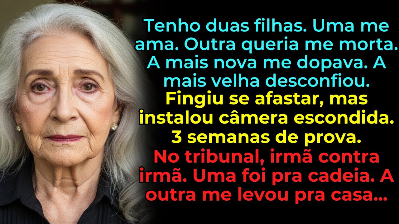 Tenho duas filhas. Uma me ama outra me queria morta. A mais nova me dopava, a mais velha desconfiou.