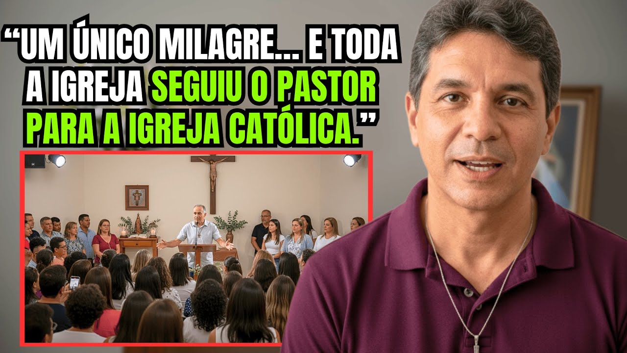 RELATO INCRÍVEL: Pastor adventista converte toda a sua igreja ao catolicismo após um MILAGRE