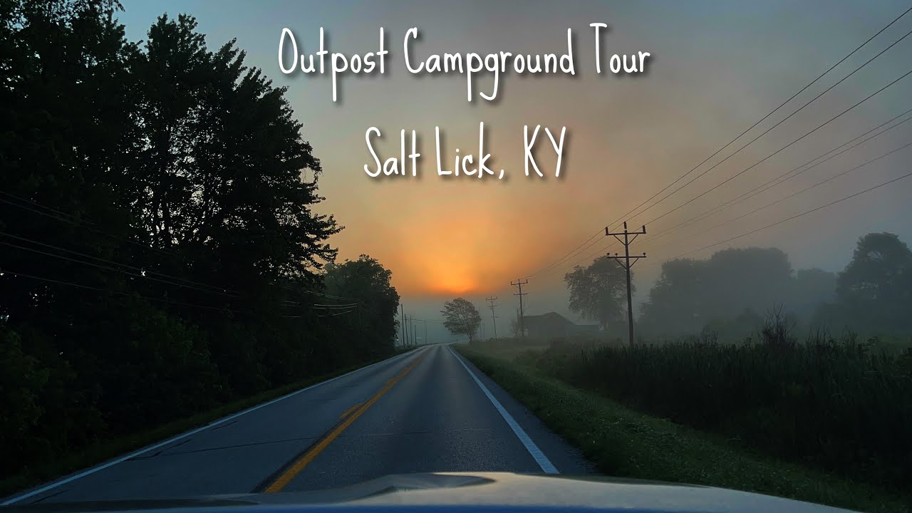 Outpost Campground- full hookups near Cave Run Lake in Kentucky. Full tour of every site and cabin!
