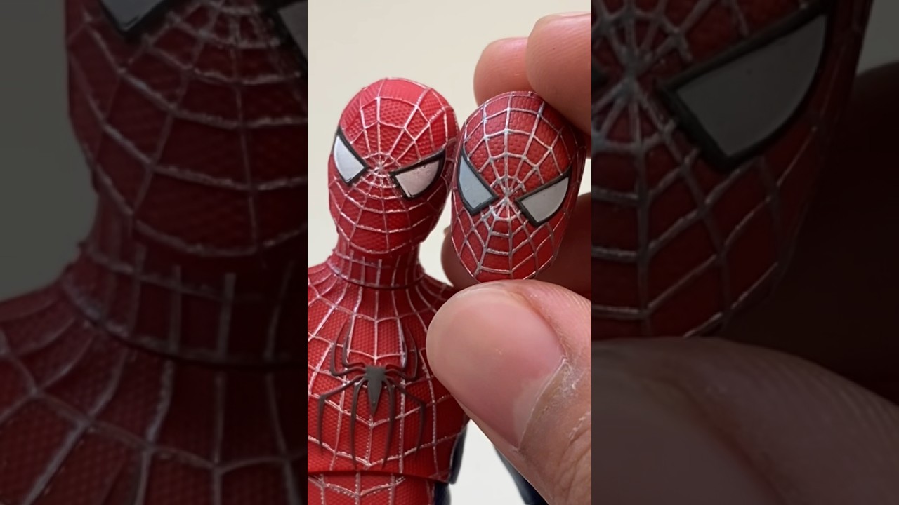 Лучшие головы, которые может получить коллекционер! #spiderman #marvel