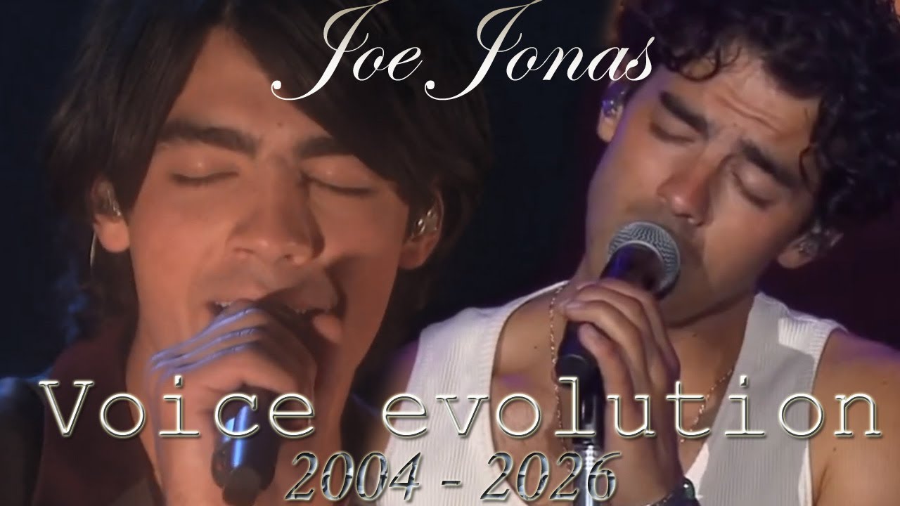 Joe Jonas voice evolution (2004 - 2026)