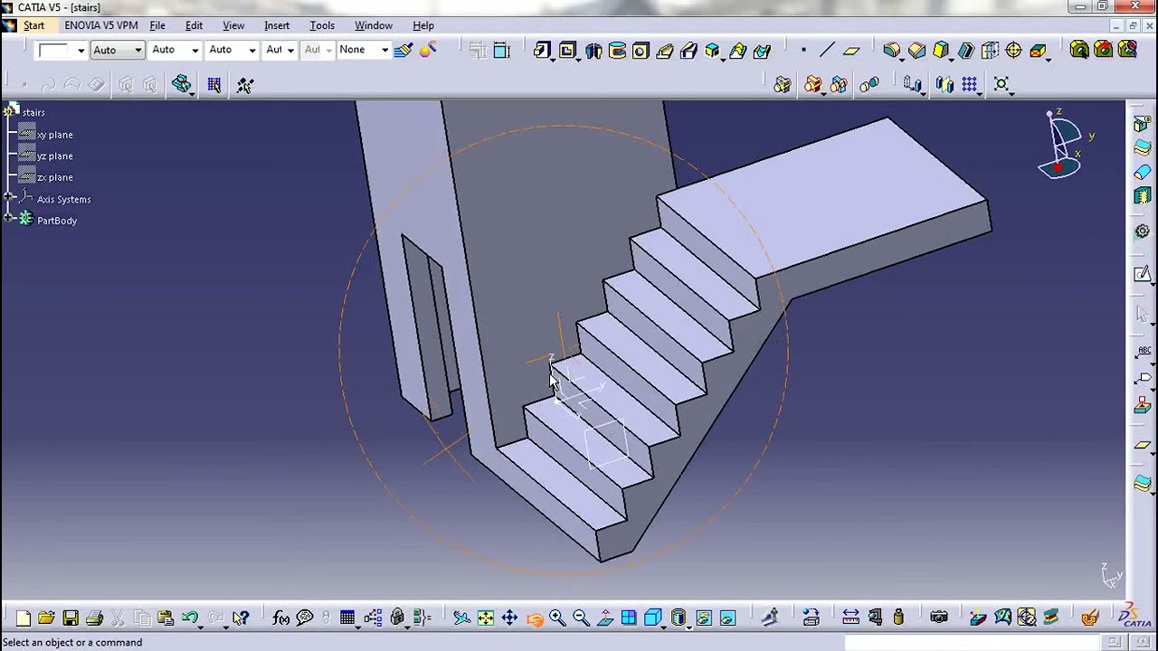Catia V5   STAIRS Design