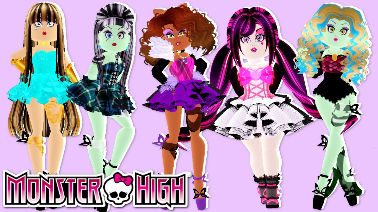 RE-CREATING MONSTER HIGH CHARACTERS IN ROYALE HIGH! | ROBLOX