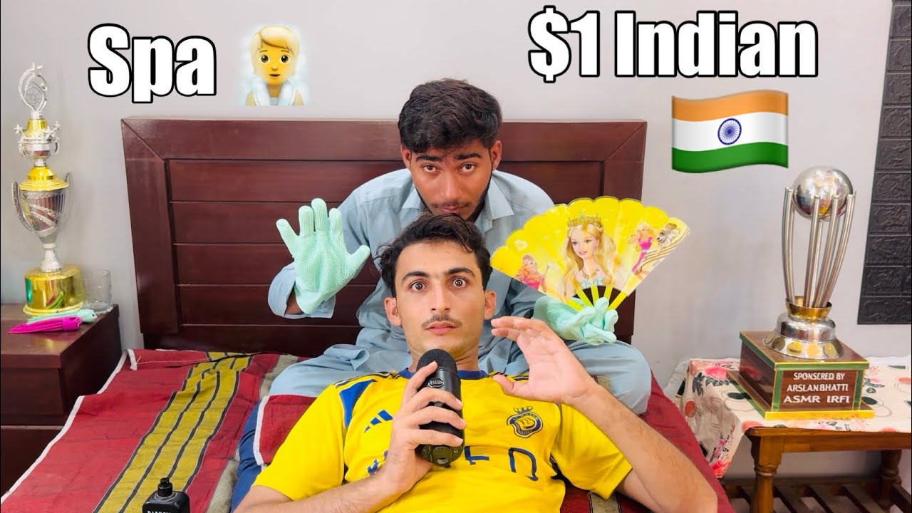 $1 Indian Spa For Sleep [ASMR] 