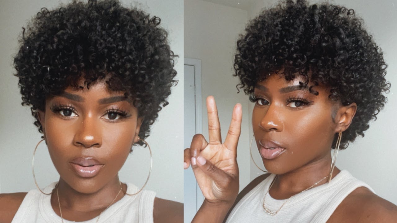 How to Get The Perfect Tapered Curly Fro Ever!!! Cut & Styling!!!|YWigs