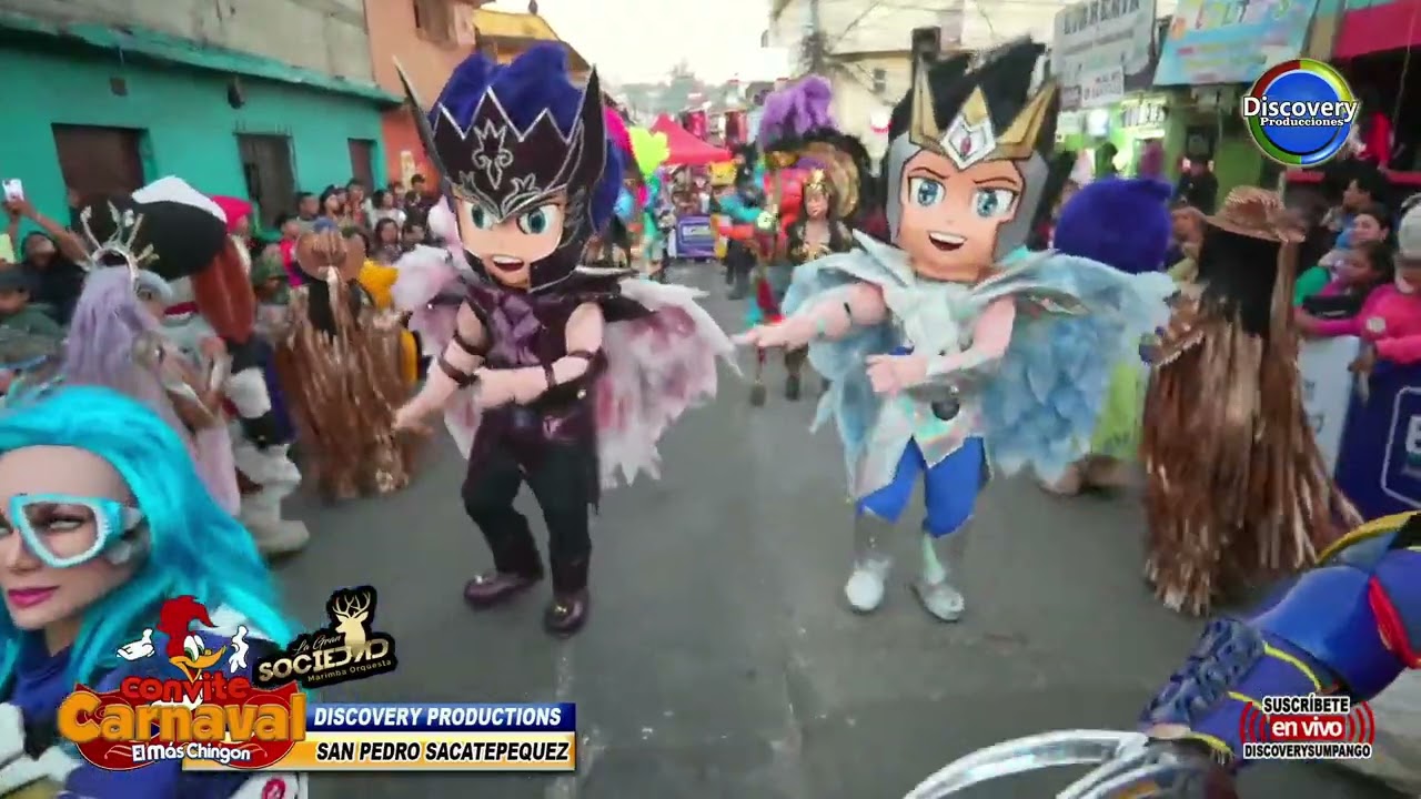 LA GRAN SOCIEDAD CON EL CONVITE CARNAVAL EN SAN PEDRO SAC.