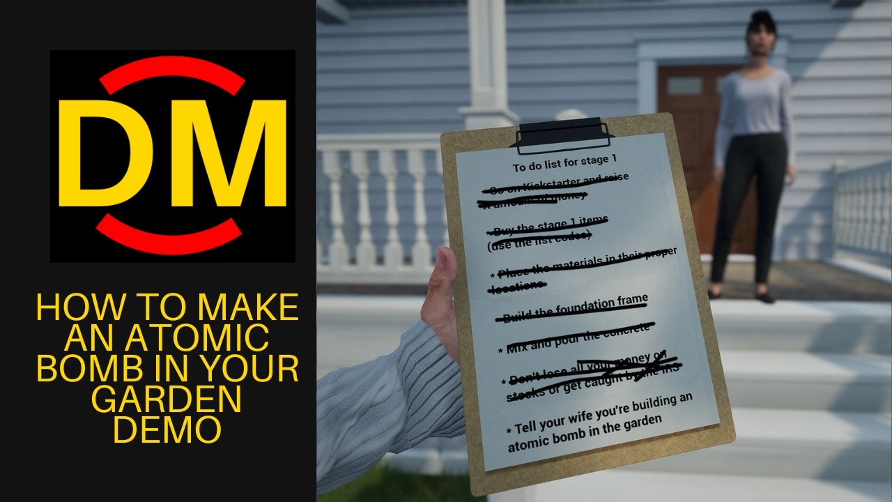 How to Make an Atomic Bomb in Your Garden Demo - Tu NIE zbudujemy bomby atomowej