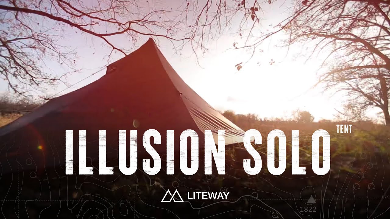 Illusion Solo Tent - setup. UL tent for hiking and bikepacking.