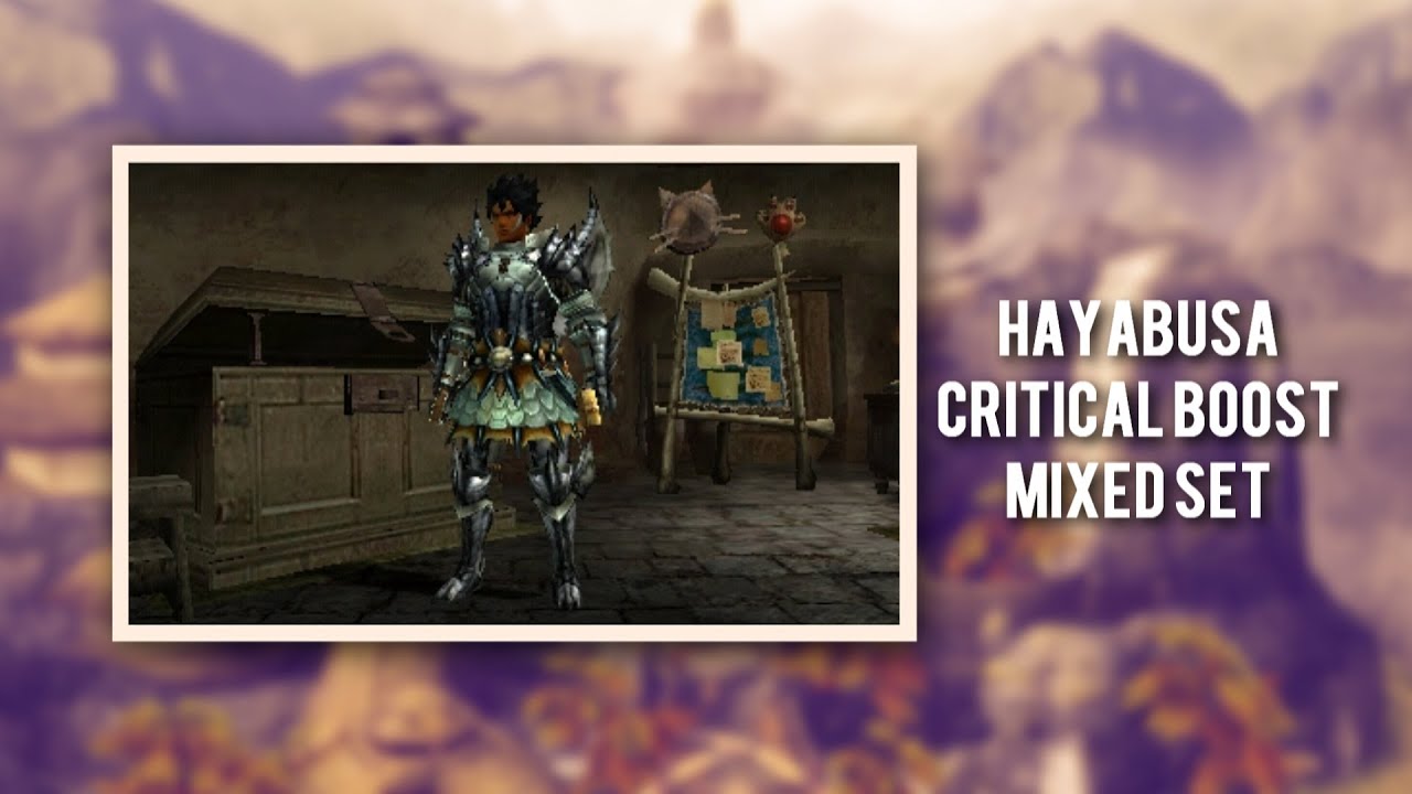 MHGen Mixed Set: Hayabusa Critical Boost Set