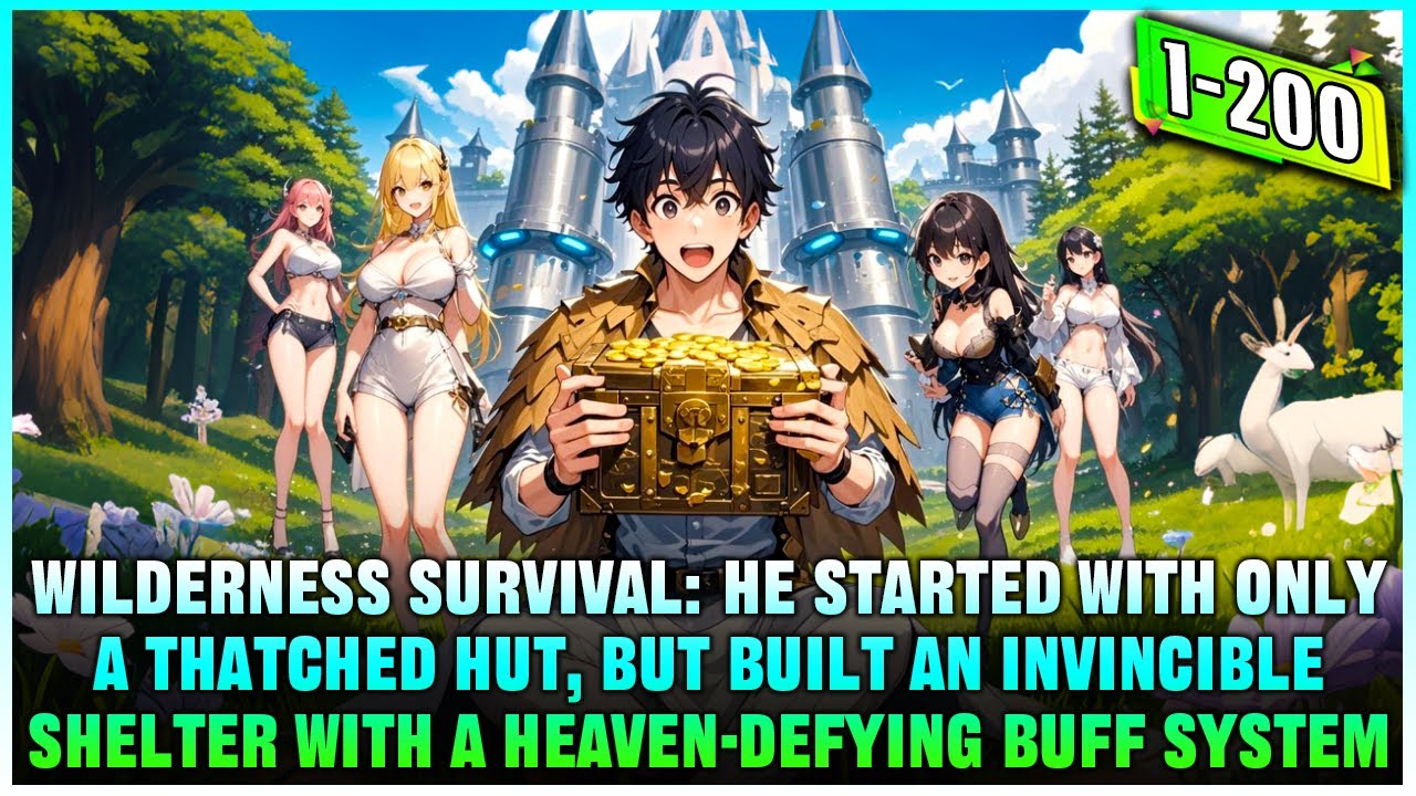 In a Wilderness World, His Buff System Gave Him Daily Draws—Until He Built a Super Fortress!