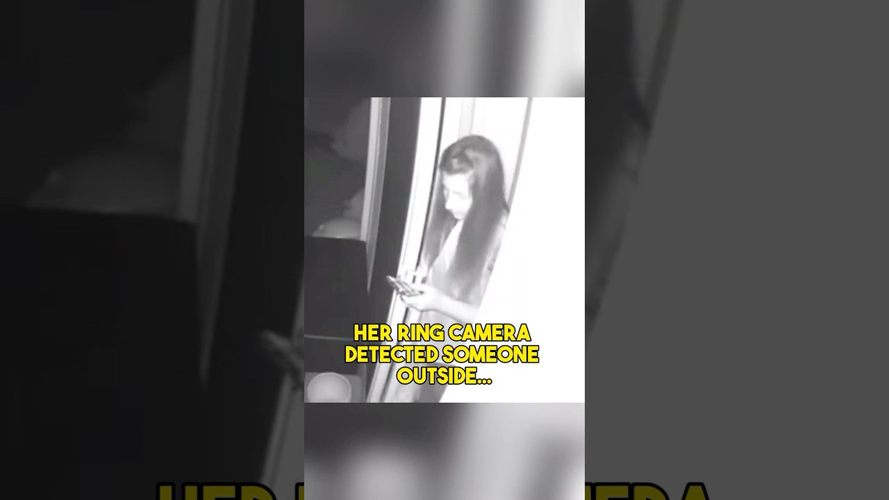 Кольцевая камера запечатлела ПРИЗРАК в ее доме&hellip;