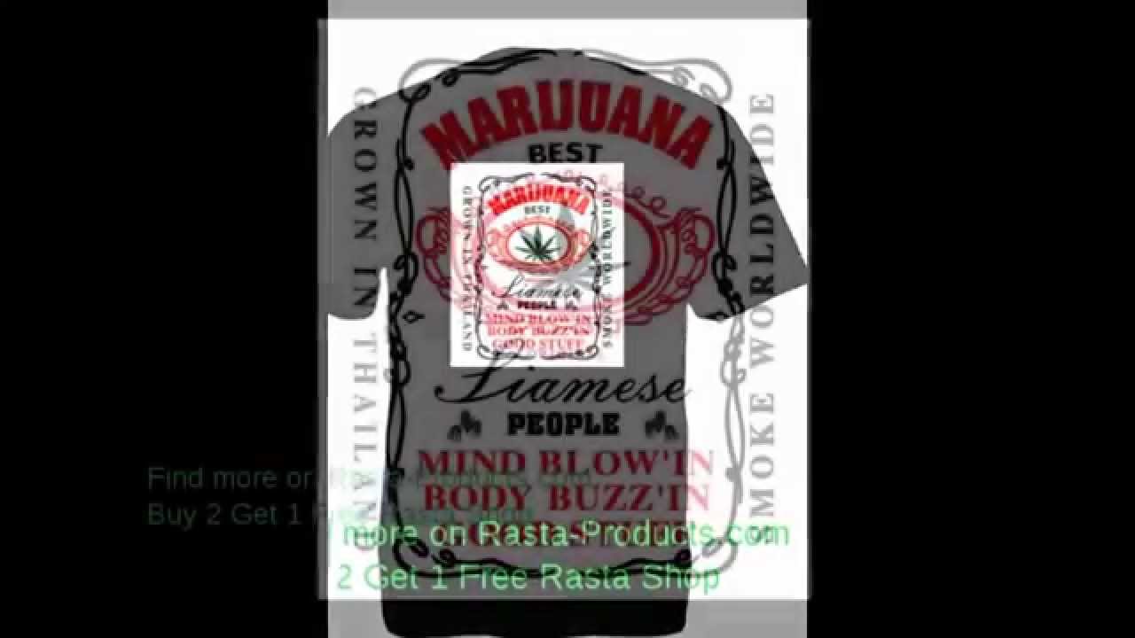 THAILAND BEST MARIJUANA BLACK TEE-SHIRT