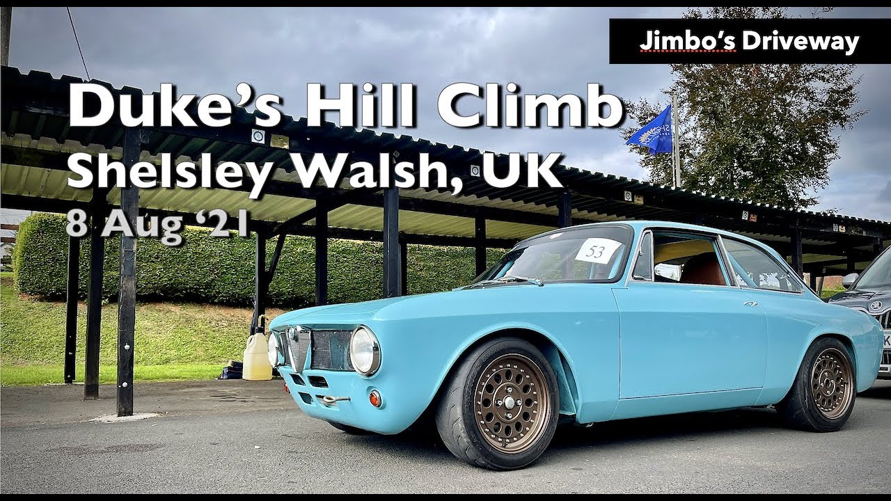 16. Shelsley Walsh Duke's Hill Climb: Ferrari 308, Alfa Romeo restomod, Jaguar XJ13, modified Subaru