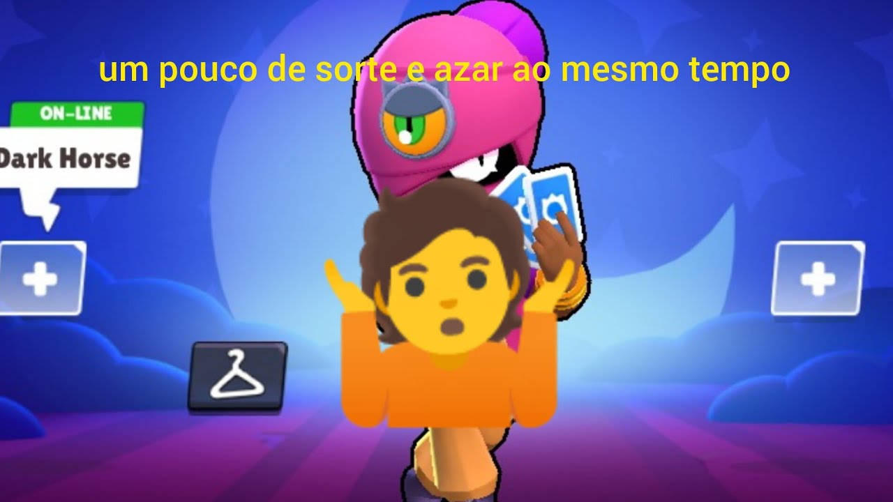 DEI UM POUCO DE SORTE E AZAR AO MESMO TEMPO NO BRAWL STARS 