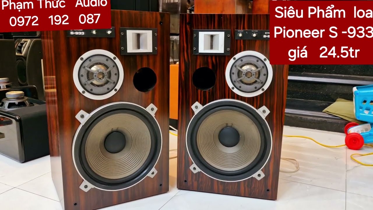 Loa Pioneer S-933  Limiter  đời đặc biệt cực HIẾM  CHẤT ÂM BOLENO HAY