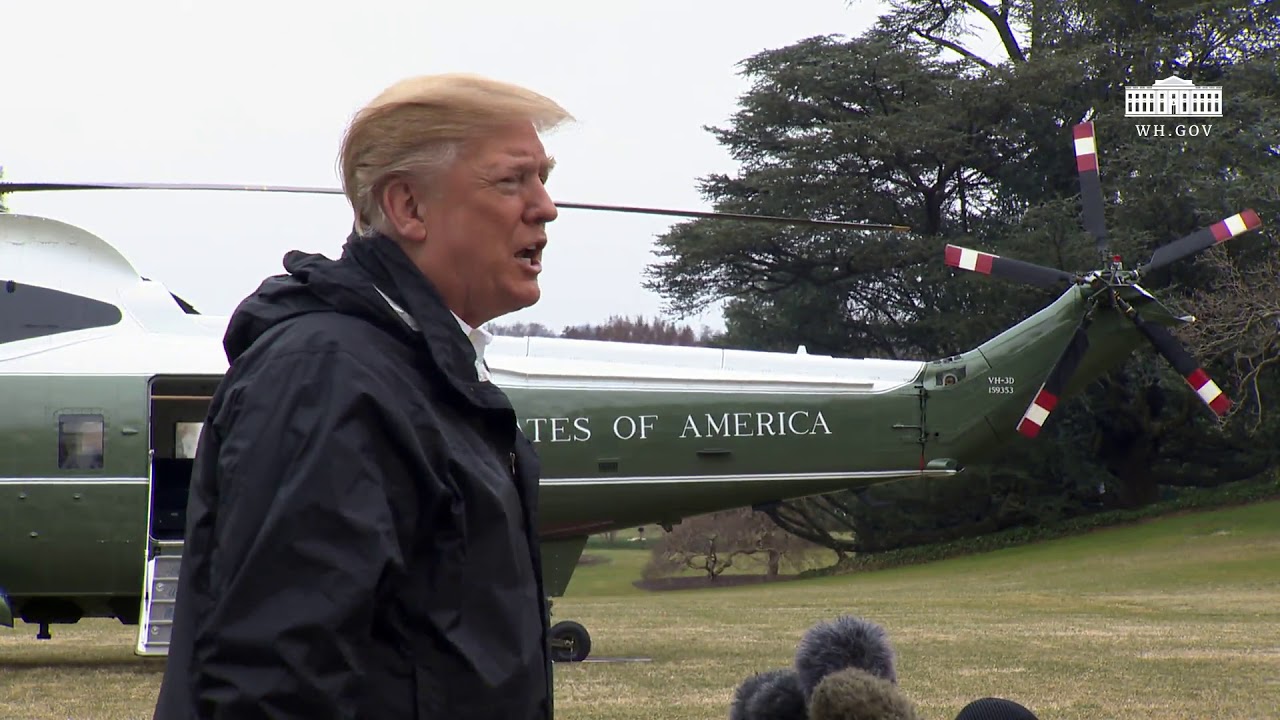 03/08/19: President Trump Delivers a Statement Upon Departure