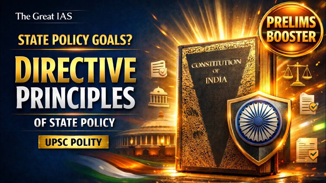 Directive Principles of State Policy | Prelims Booster | UPSC Polity | M Laxmikanth 