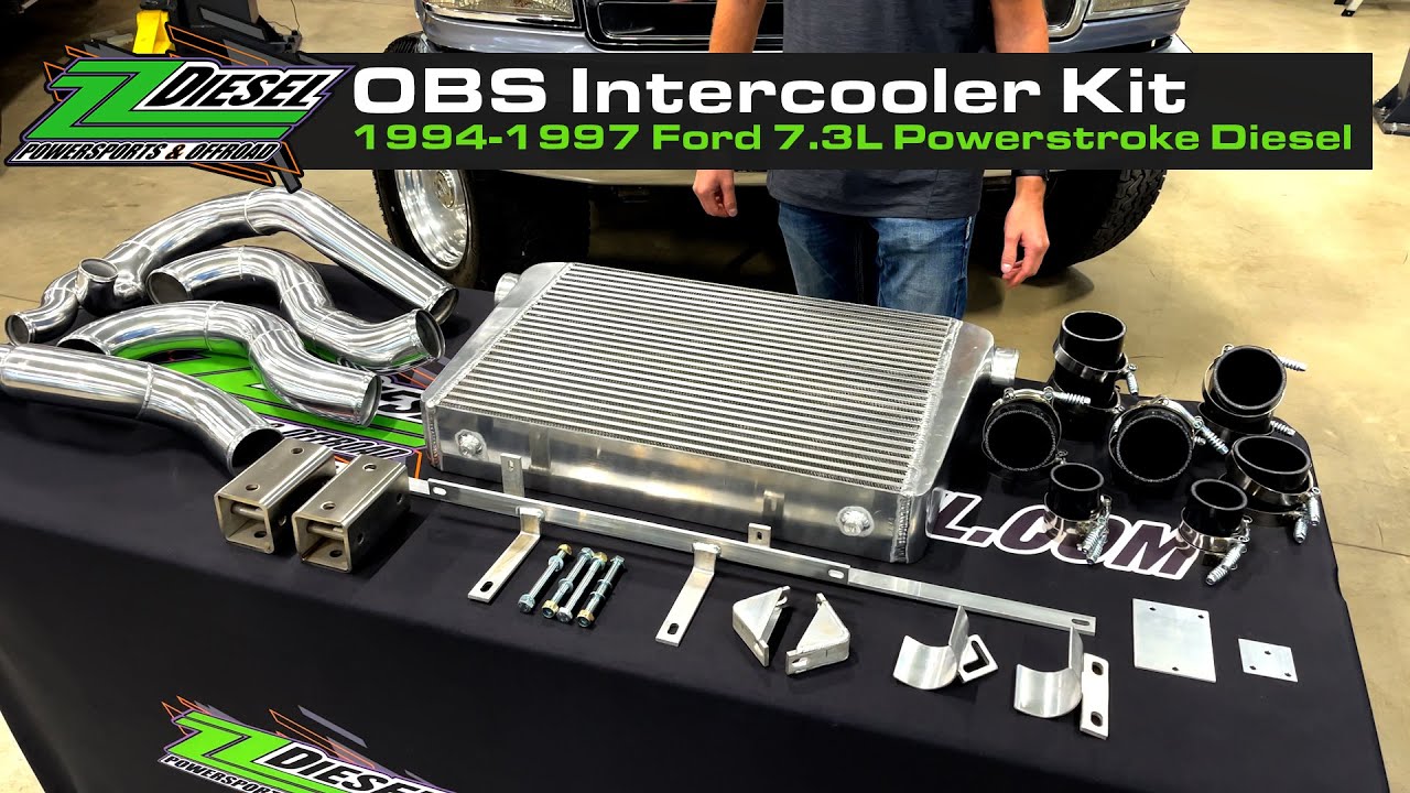 OBS Intercooler Kit, 1994-1997 Ford 7.3L Powerstroke Diesel