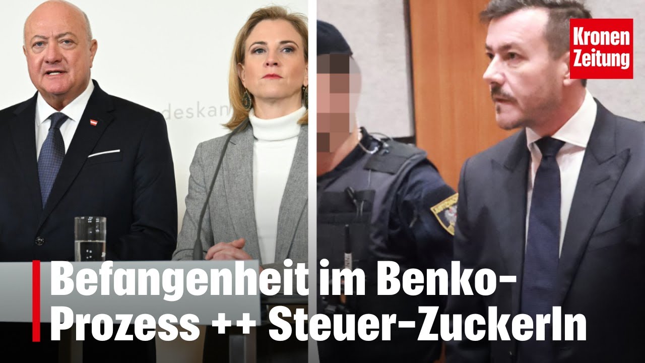 Befangenheit im Benko-Prozess ++ Steuer-Zuckerln | krone.tv NEWS SHOW