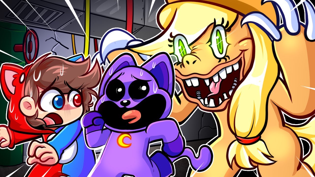 ESCAPAMOS de los PONIS MONSTRUOS en ROBLOX