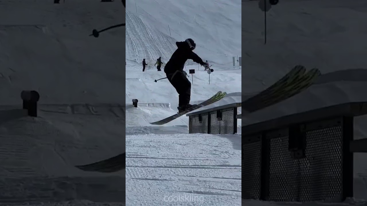 This skiing trick is awesome 🔥🤯 | 