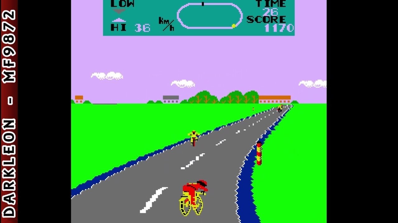 NES - Bicycle Race - [F-1 Race Hack]