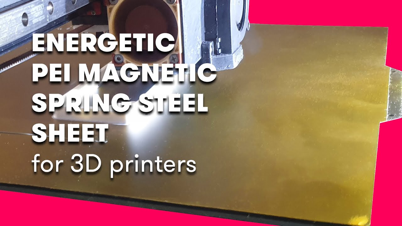 Energetic PEI spring sheet with magnetic base - review