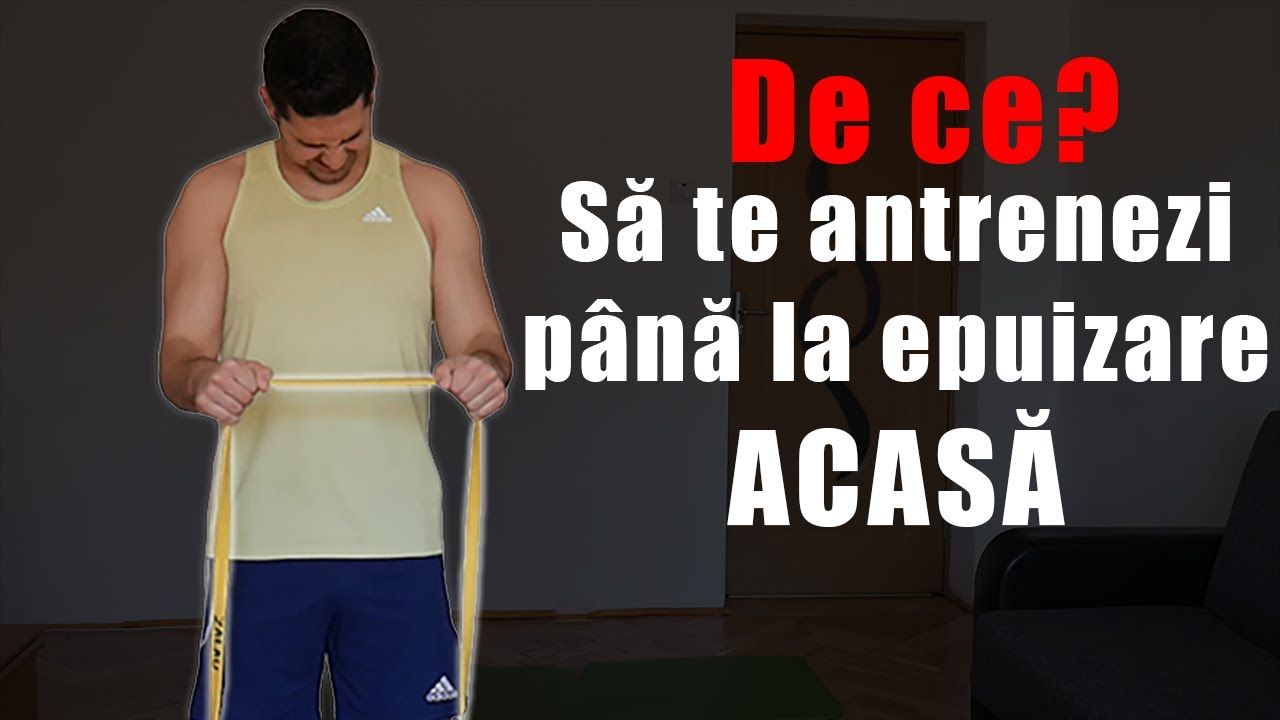 De ce TREBUIE să te antrenezi până la epuizare ACASĂ