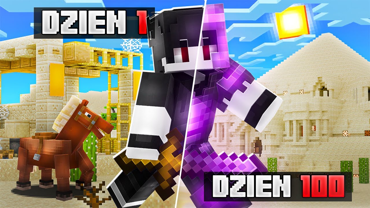 PRZEŻYŁEM 100 DNI MINECRAFT HARDCORE!