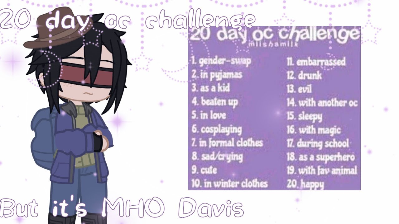20 day OC Challenge but it's MHO Davis | My Hero Origins