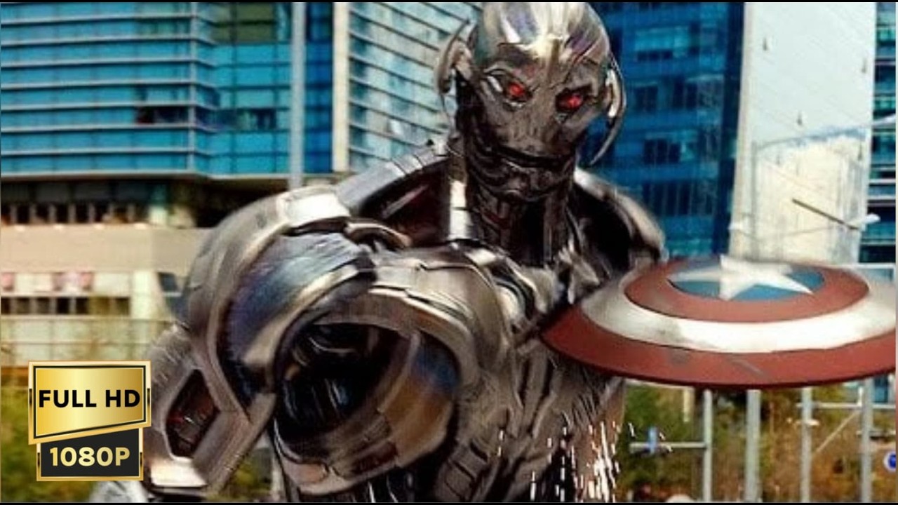 Captain America vs Ultron Fight Scene  - Avengers: Age of Ultron (2015)
