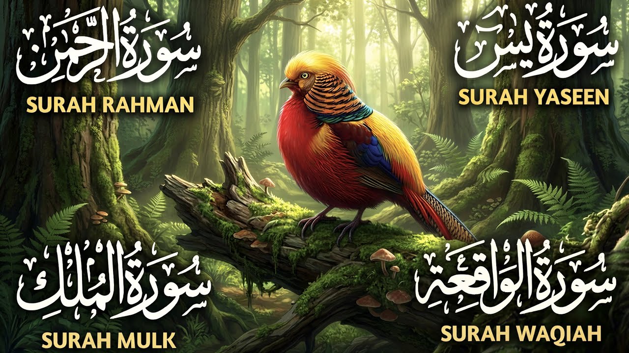 Surah Yaseen ❤ Surah Rahman ❤ Surah Al-Waqiah ❤ Surah Al-Mulk | Quran Recitation | Ep 04