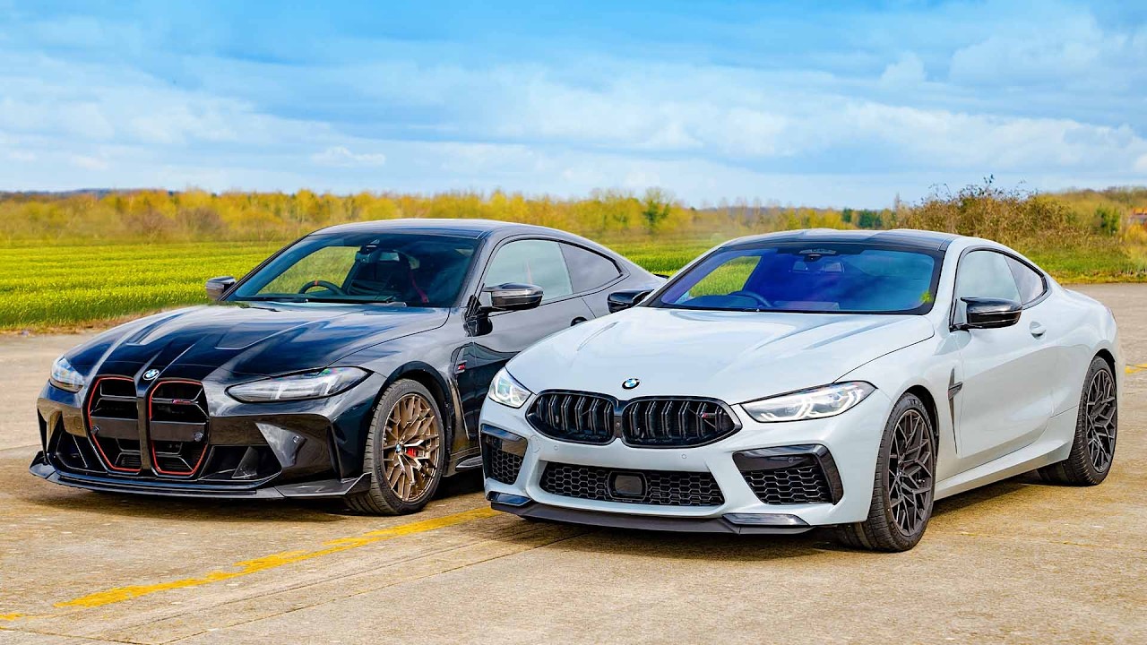 BMW M4 CS vs M8 Competition: ARRANCONES