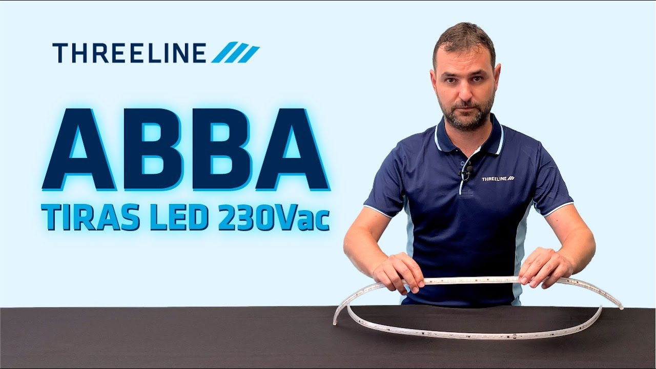 TIRA LED 230 Vac ABBA sin transformador - THREELINE
