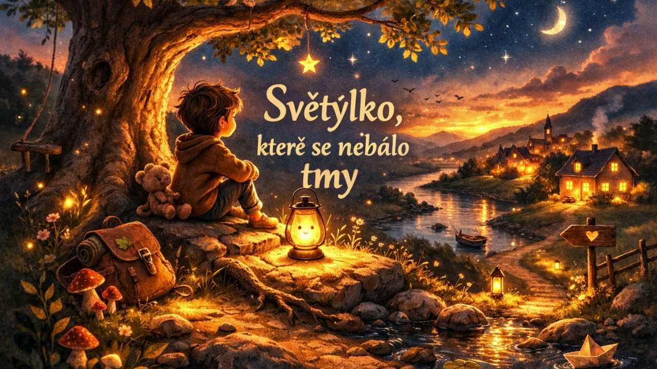 Světýlko, které se nebálo tmy 🌙 Uklidňující pohádka pro děti i rodiče